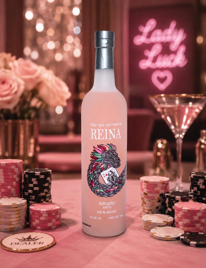 REINA Tequila Rosado Joven 35% Alc. Vol. 100% Agave 750 ML
